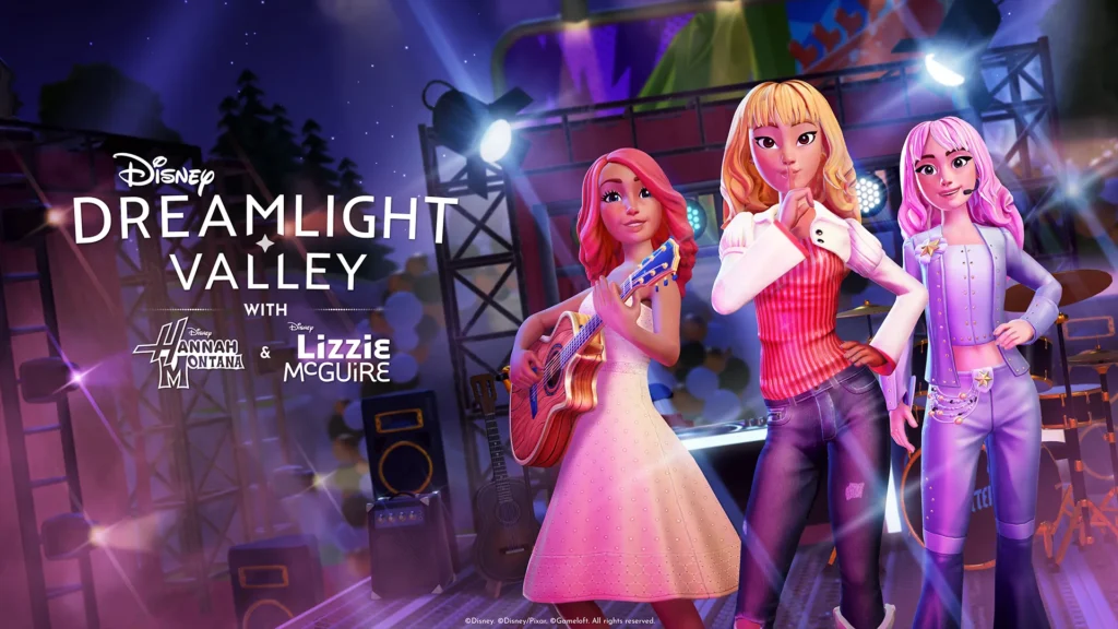 Disney Dreamlight Valley colección Hannah Montana, Hannah Montana y Lizzie McGuire llegan al Valle con ropa temática | Simlish4