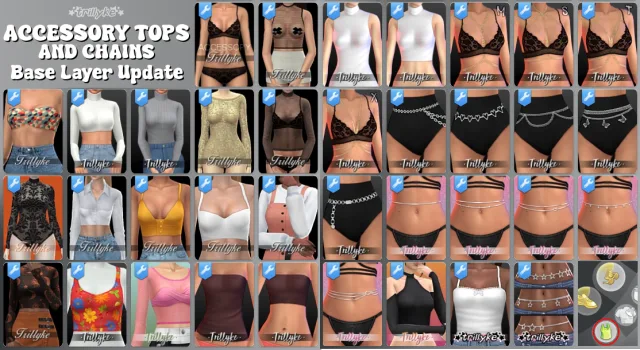 Vista previa de Download here patreon free, accesorios de trillyke para Los Sims 4.