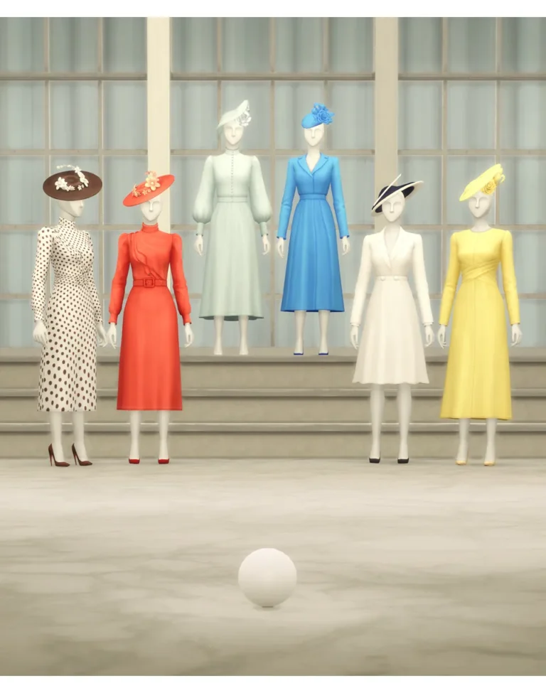 Vista previa de Duchess of June (20 color), accesorios de rustys-cc para Los Sims 4.