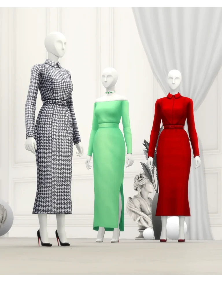 Vista previa de Duchess Of XIX, accesorios de rustys-cc para Los Sims 4.