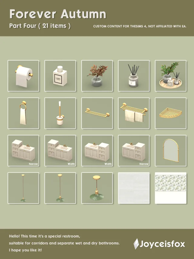 Vista previa de Early Access on March 27th, construir y comprar de joyceisfox para Los Sims 4.