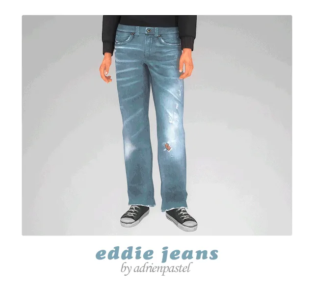 Vista previa de Eddie Jeans, ropa de its-adrienpastel para Los Sims 4.