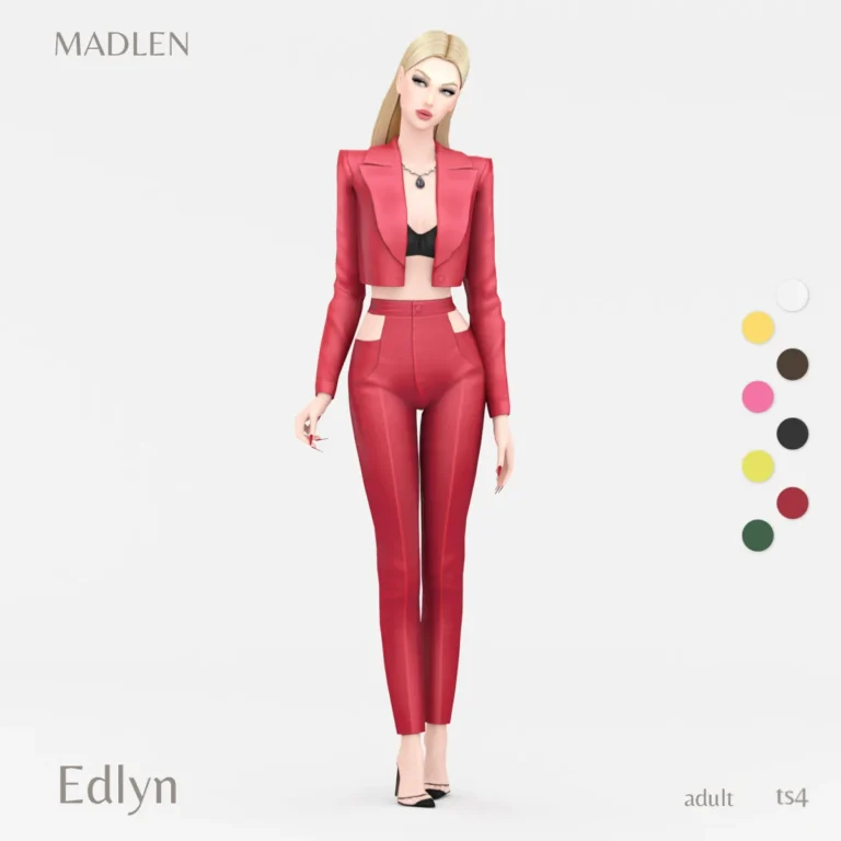 Vista previa de Edlyn conjunto need some party conjunto this one, ropa de madlensims para Los Sims 4.