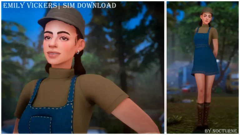 Vista previa de Emily Vickers | Boop | Sim Download, sims de nocturne-vi para Los Sims 4.