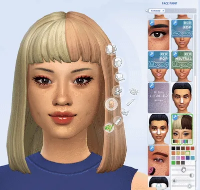 Vista previa de EMMA cabello BY IMVIKAI, cabello de imvikai para Los Sims 4.