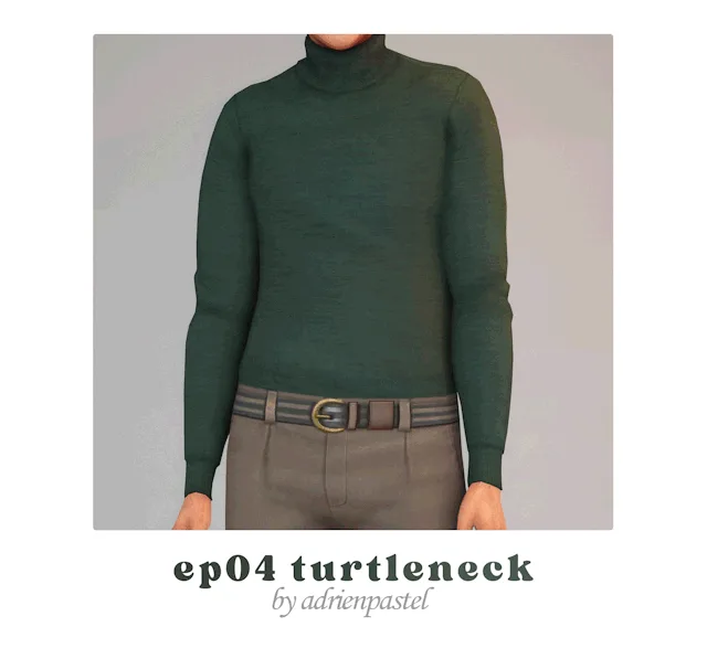Vista previa de EP04 Turtleneck Recolor, accesorios de its-adrienpastel para Los Sims 4.
