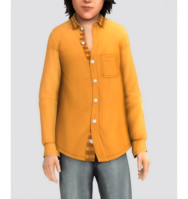 Vista previa de EP16 Long Shirt, T-Shirt Pocket & Sweater (Kids conversiones), ropa de its-adrienpastel para Los Sims 4.
