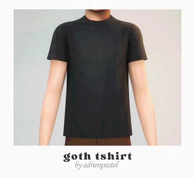 Vista previa de EP17 Goth T-Shirt, Bunched Pants & Heeled Boots (Kids conversiones), zapatos de its-adrienpastel para Los Sims 4.