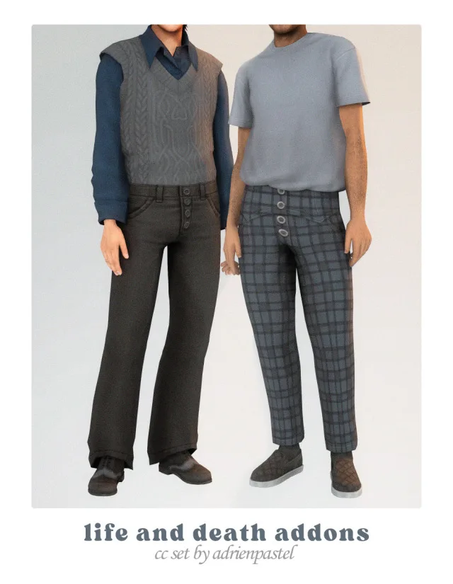 Vista previa de EP17 Life And Death Add-Ons ll - Male, contenido personalizado de its-adrienpastel para Los Sims 4.