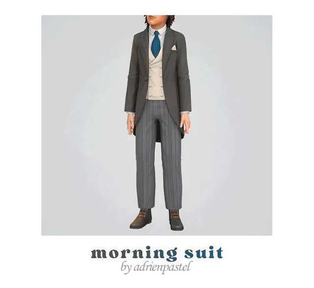 Vista previa de EP21 Morning & Evening Suit (Kids conversiones), ropa de its-adrienpastel para Los Sims 4.