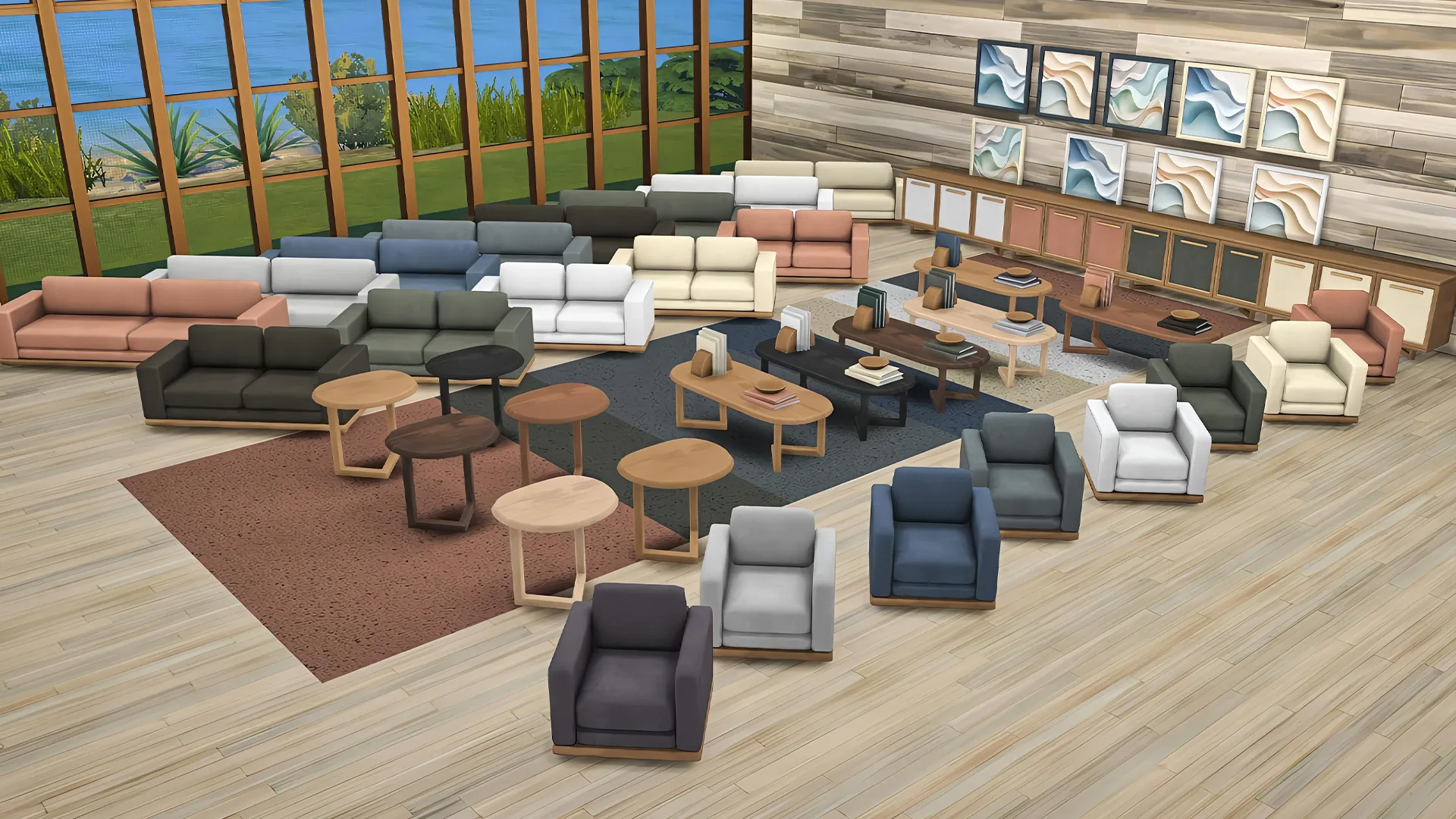 Los Sims 4 Equilibrio Suave — Equilibrio Suave lleva salas contemporáneas y cálidas a Los Sims 4 | Simlish4, imagen 4