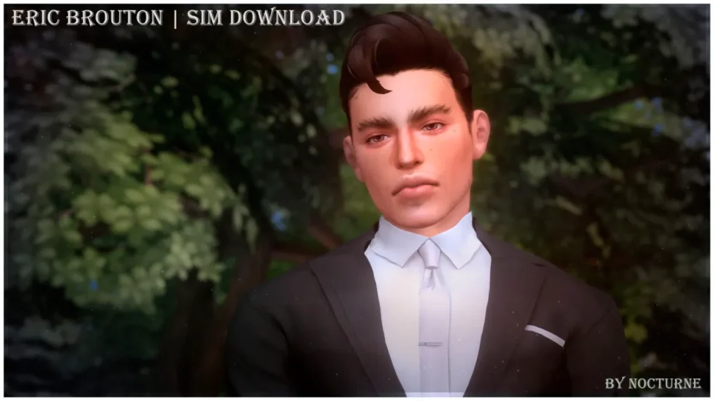 Vista previa de Eric Brouton | Boop | Sim Download, sims de nocturne-vi para Los Sims 4.