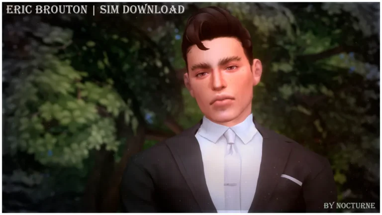 Vista previa de Eric Brouton | Boop | Sim Download, sims de nocturne-vi para Los Sims 4.
