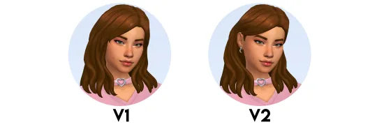 Vista previa de ERIS cabello BY IMVIKAI, cabello de imvikai para Los Sims 4.