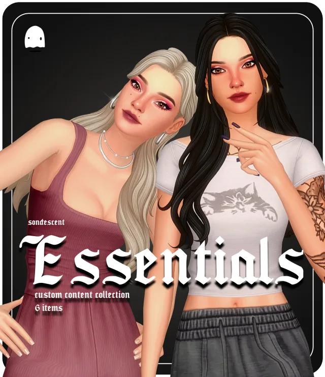 Vista previa de Essentials, crear un sim de sondescent para Los Sims 4.