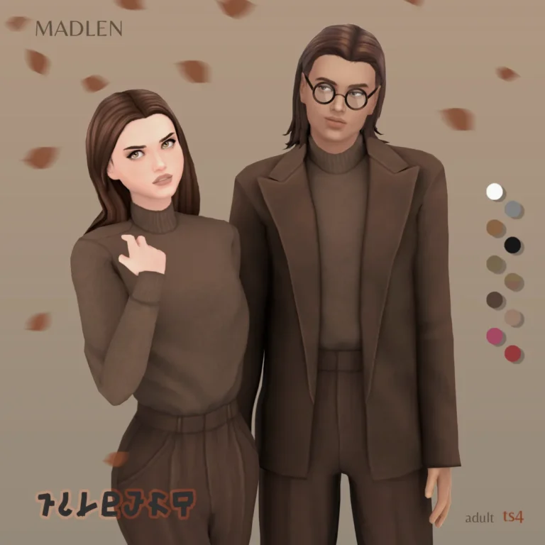 Vista previa de Filbert fall set something a bit cozier for the, ropa de madlensims para Los Sims 4.
