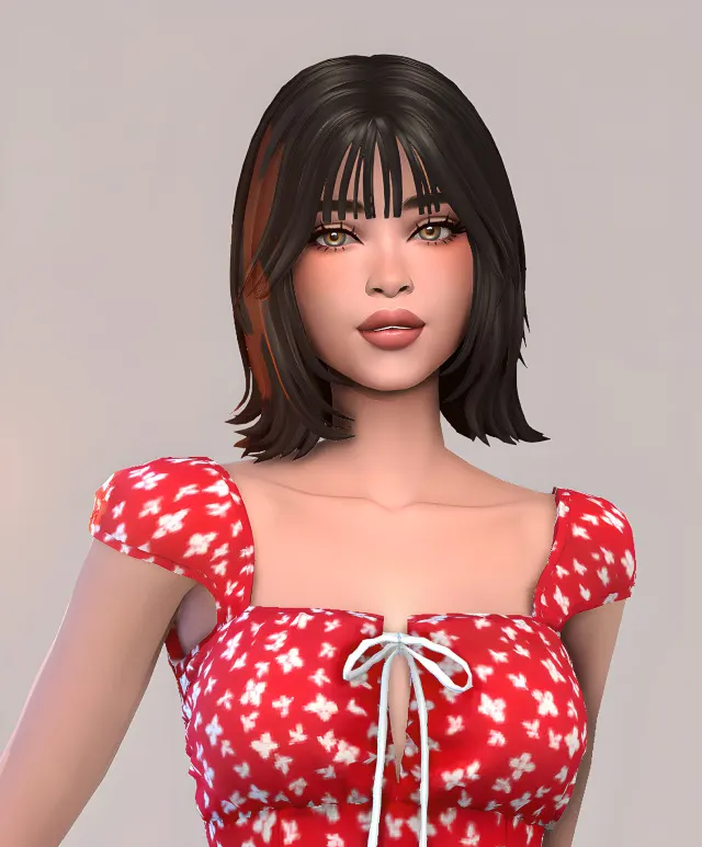 Vista previa de For Natty hairstyle, but any of my highlights work with them, cabello de thekunstwollen para Los Sims 4.