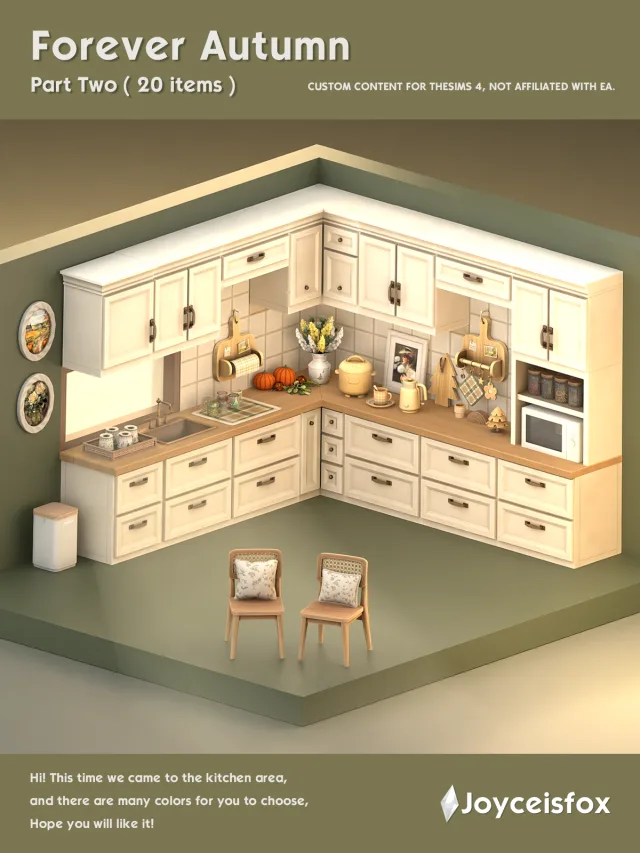 Vista previa de Forever autumn part 2, construir y comprar de joyceisfox para Los Sims 4.