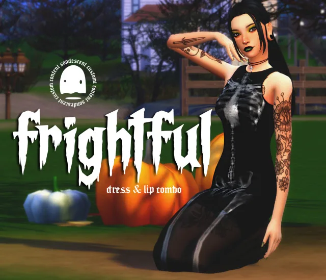 Vista previa de Frightful, crear un sim de sondescent para Los Sims 4.