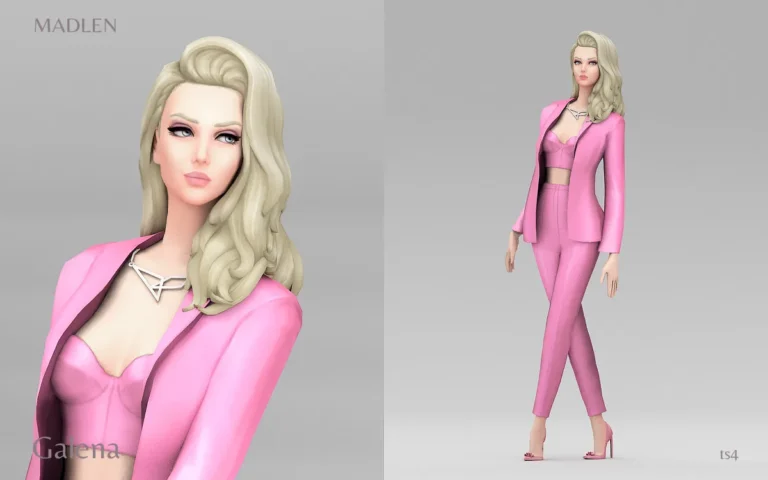 Vista previa de Galena conjunto if you havent check out the latest, ropa de madlensims para Los Sims 4.