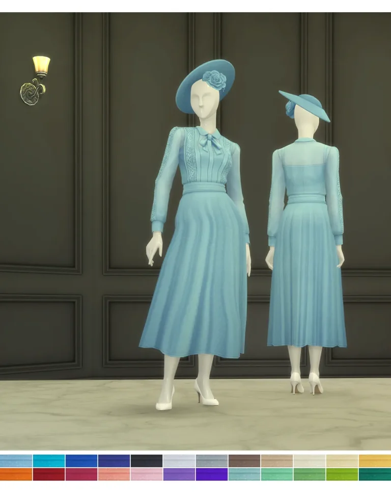 Vista previa de GOAL 400!* Duchess of Blue (24 color), crear un sim de rustys-cc para Los Sims 4.