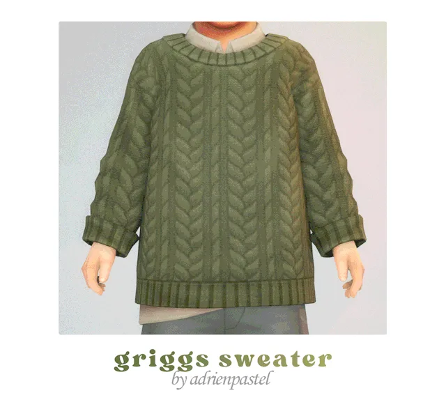 Vista previa de Griggs Sweater (Toddlers), ropa de its-adrienpastel para Los Sims 4.