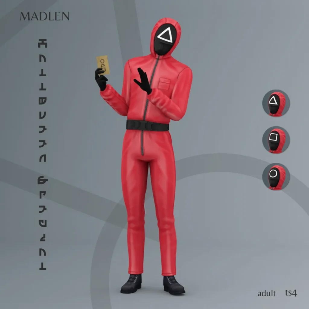 Vista previa de Halloween special squid game just had to make, ropa de madlensims para Los Sims 4.