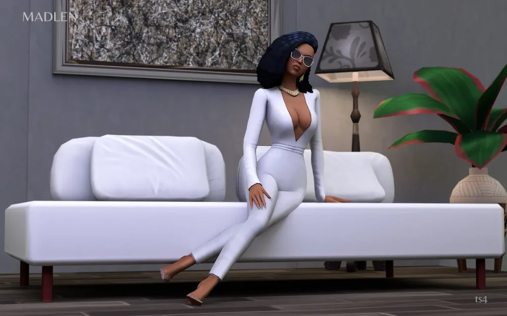 Vista previa de Head to toe madlen conjunto rosalia zapatos, zapatos de madlensims para Los Sims 4.