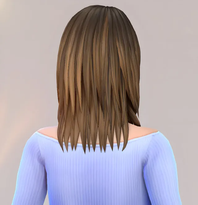 Vista previa de Hello again everyone this time i wanted to make a, cabello de thekunstwollen para Los Sims 4.