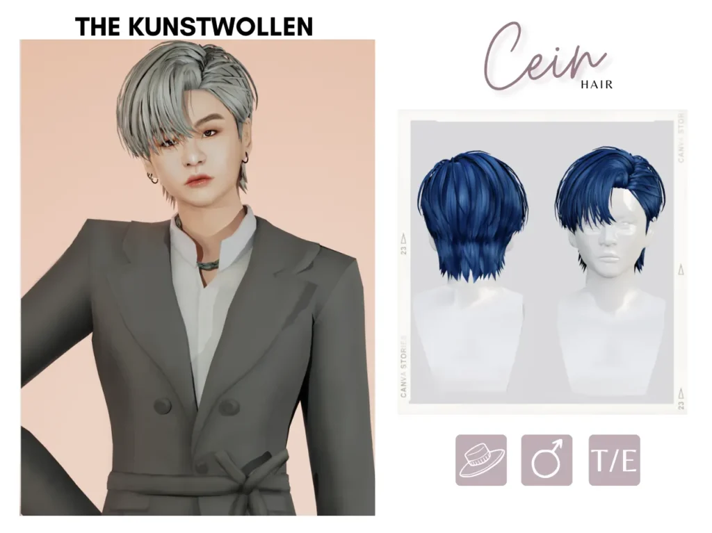 Vista previa de Hello again im sorry i couldnt give you more cc, crear un sim de thekunstwollen para Los Sims 4.