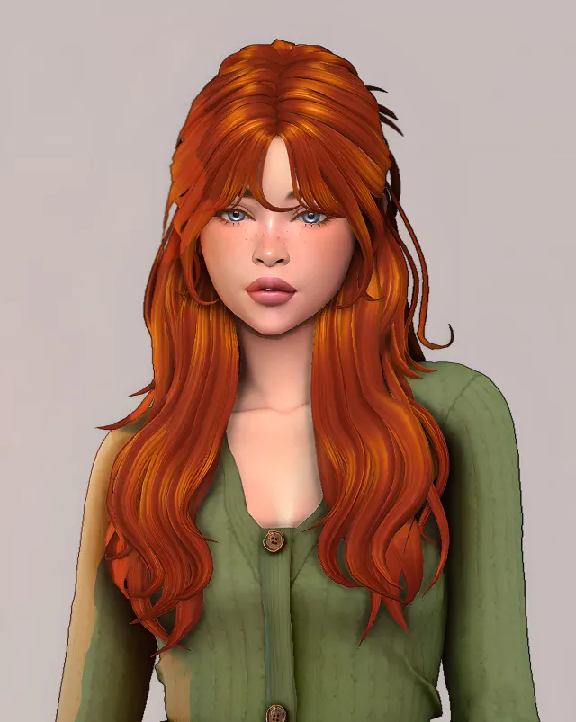 Vista previa de Hello again this time im sharig this cute, cabello de thekunstwollen para Los Sims 4.