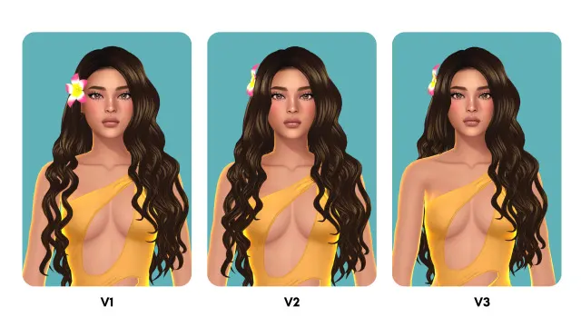 Vista previa de Hello everyone again im really sorry i wasnt, cabello de thekunstwollen para Los Sims 4.