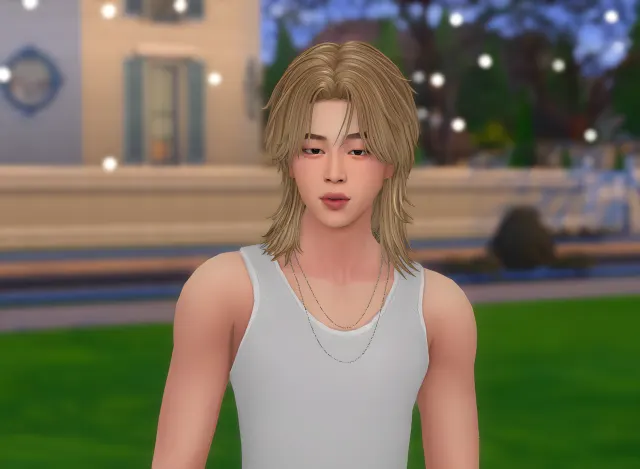 Vista previa de Hello everyone again im so happy to have, cabello de thekunstwollen para Los Sims 4.