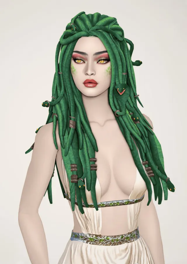 Vista previa de Hello everyone i wanted to make something funny, cabello de thekunstwollen para Los Sims 4.
