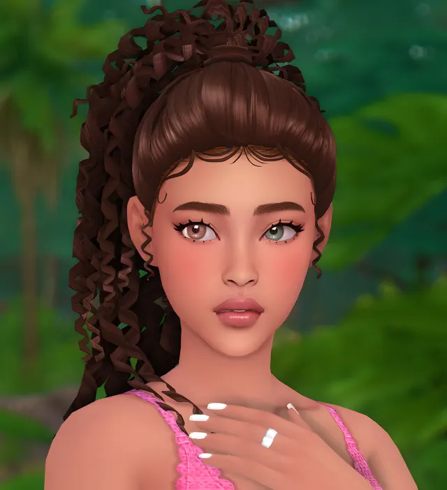 Vista previa de Hello everyone i was really looking forward to, cabello de thekunstwollen para Los Sims 4.