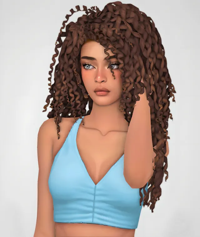 Vista previa de Hello everyone im so sorry i havent been able, cabello de thekunstwollen para Los Sims 4.