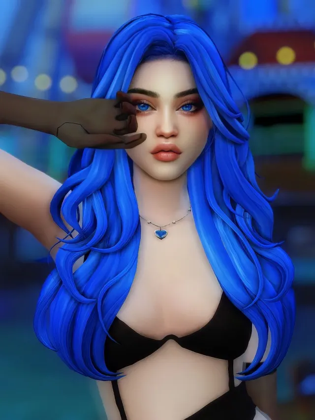 Vista previa de Hello first of all i want to thank mwvwv for the, cabello de thekunstwollen para Los Sims 4.