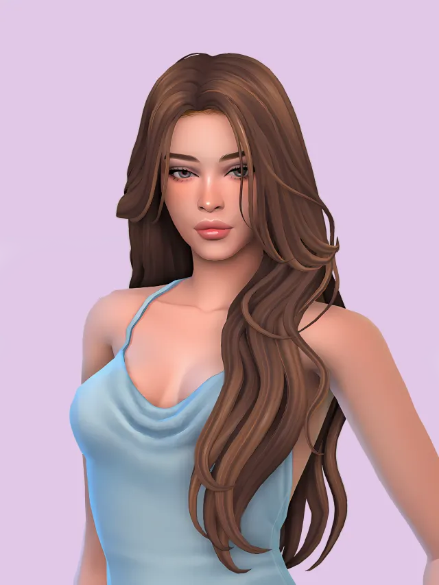 Vista previa de Hi again i can finally post this hairstyle ive, cabello de thekunstwollen para Los Sims 4.