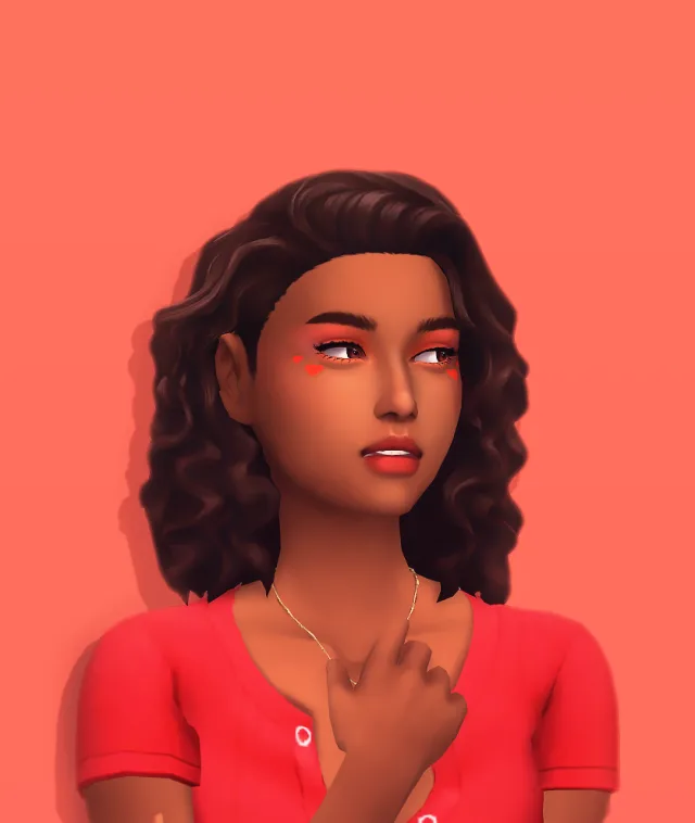 Vista previa de If you downloaded the heart eyes sombra de ojos set any, maquillaje de twisted-cat para Los Sims 4.