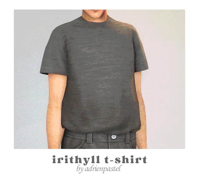 Vista previa de Irithyll T-Shirt & Acc Sleeves, ropa de its-adrienpastel para Los Sims 4.