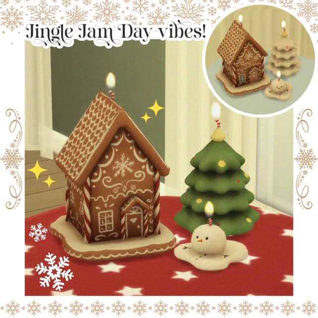 Vista previa de Jingle Jam Day Vibes![a freebie], construir y comprar de tamsiecc para Los Sims 4.