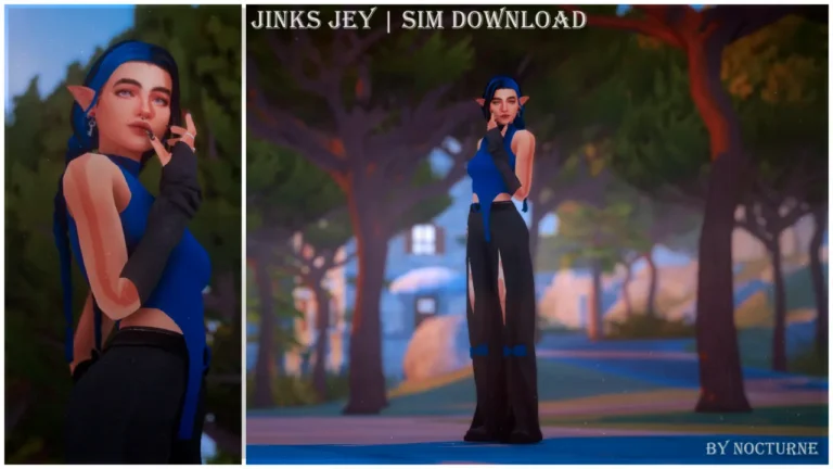 Vista previa de Jinks Jey | Boop | Sim Download, sims de nocturne-vi para Los Sims 4.