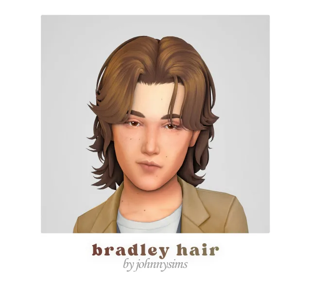 Vista previa de JohnnySims' Bradley, Brennan, Ezekiel, Herbert & Jeremiah cabello (Kids conversiones), contenido personalizado de its-adrienpastel para Los Sims