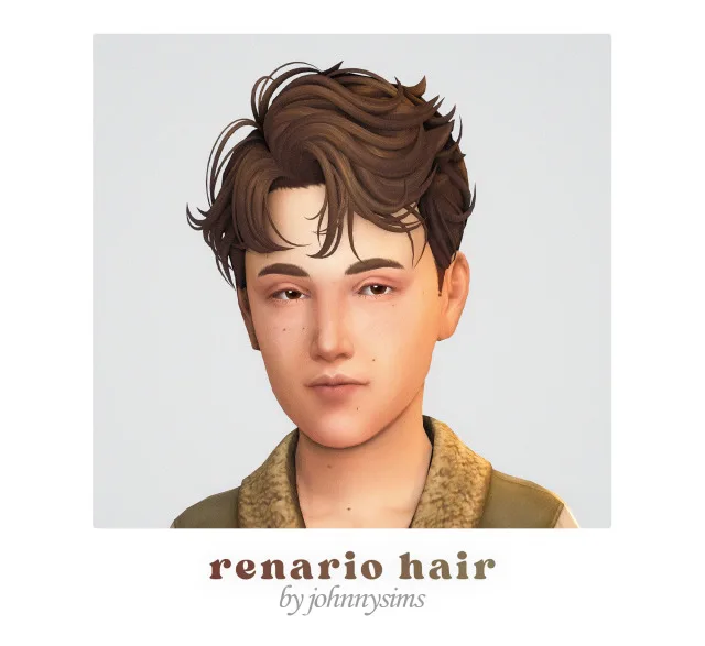 Vista previa de JohnnySims' Renario, Erydian, Hiccup, James Sunderland, Mauricio & Brixton cabello (Kids conversiones), cabello de its-adrienpastel para Los Sim