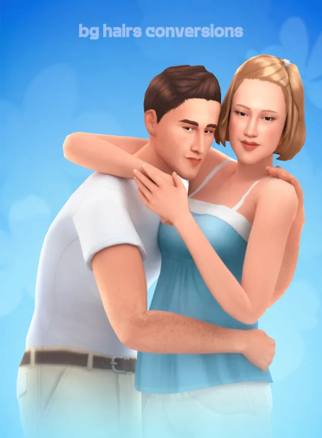Vista previa de Juego base cabello conversiones (Child to adultos), contenido personalizado de its-adrienpastel para Los Sims 4.