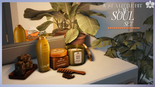 Vista previa de Just a little bit of soul set early access, contenido personalizado de orchiona para Los Sims 4.