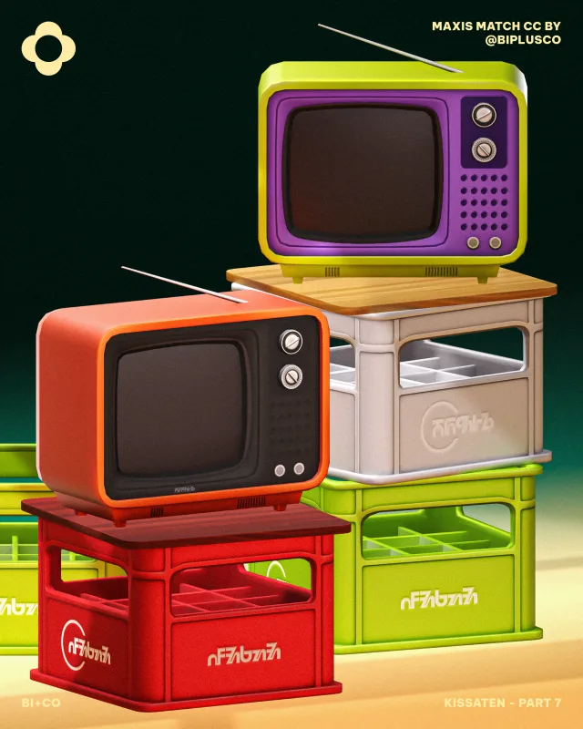 Vista previa de Kissaten Part 7, muebles de biplusco para Los Sims 4.