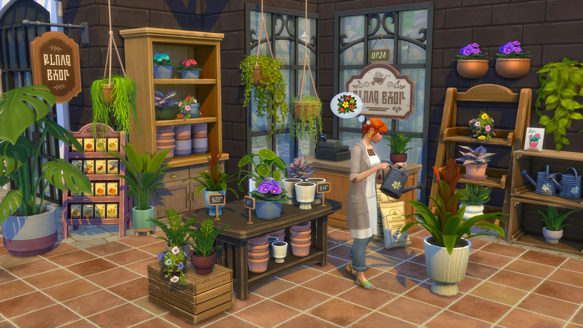 Los Sims 4 tienda de plantas — SixamCC lleva una tienda de plantas a Los Sims 4 con 50 piezas | Simlish4, imagen 2