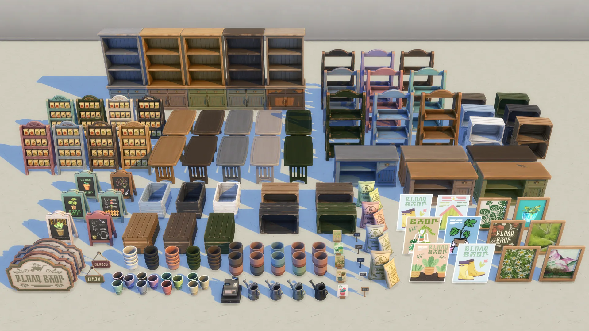 Los Sims 4 tienda de plantas — SixamCC lleva una tienda de plantas a Los Sims 4 con 50 piezas | Simlish4, imagen 5