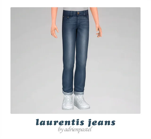 Vista previa de Laurentis Jeans, ropa de its-adrienpastel para Los Sims 4.